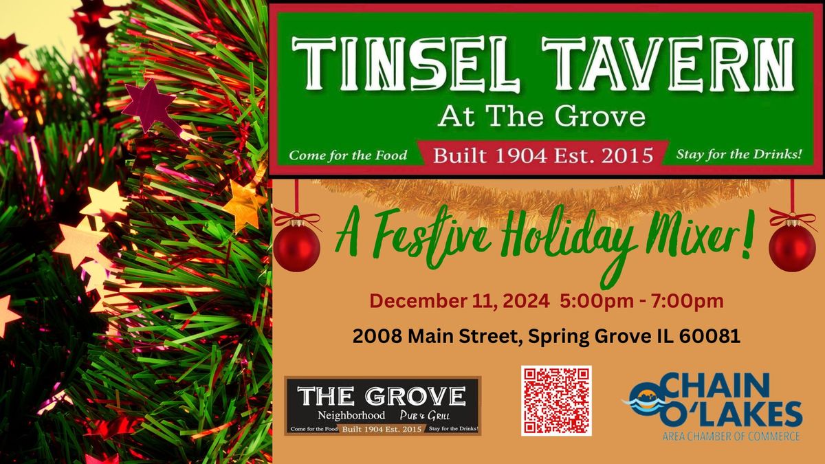 The Grove's Tinsel Tavern Mixer