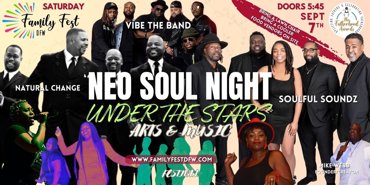 Family Fest DFW & Neo Soul Night Under the Stars (4th Annual)