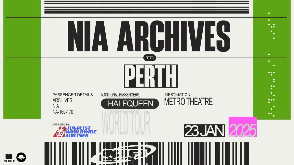 Nia Archives: JUNGLIST WORLDWIDE TOUR | Perth