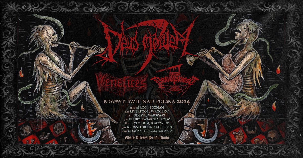 Krwawy \u015awit nad Polsk\u0105: DEUS MORTEM + WITCHMASTER\/ \u0141\u00f3d\u017a