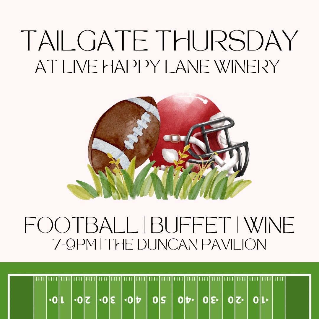 Tailgate Thursdays \ud83c\udfc8\ud83c\udf54