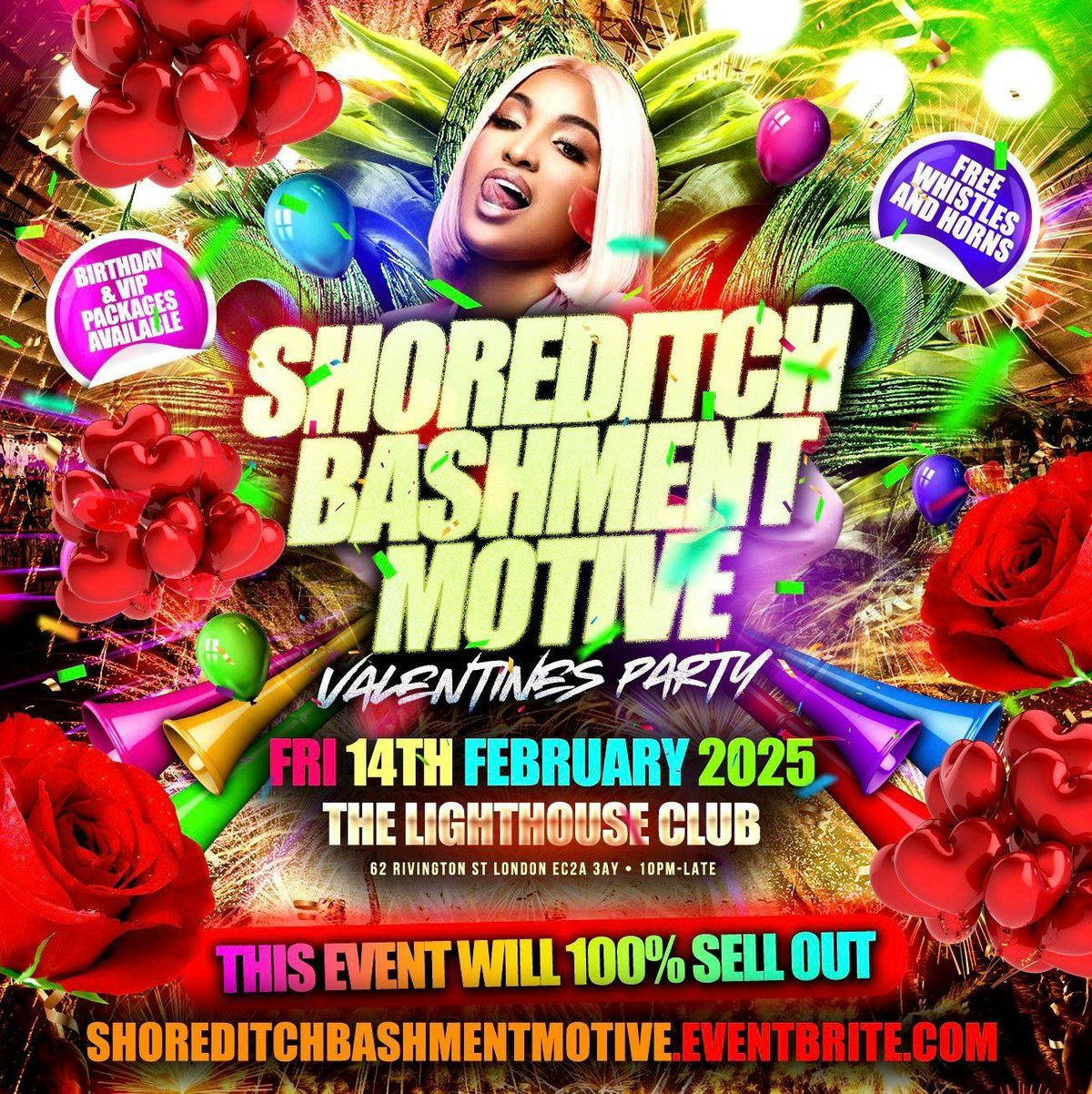 Shoreditch Bashment Motive - Valentines Party