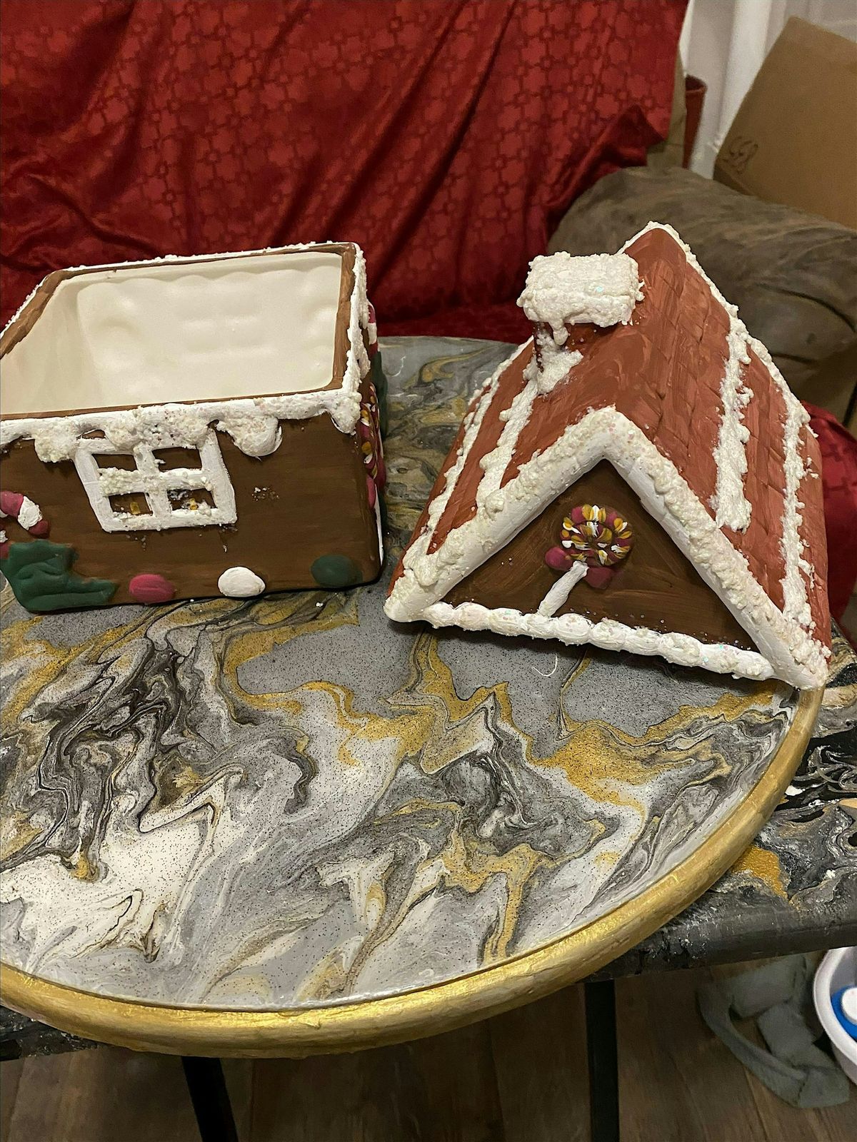 Gingerbread House Jar