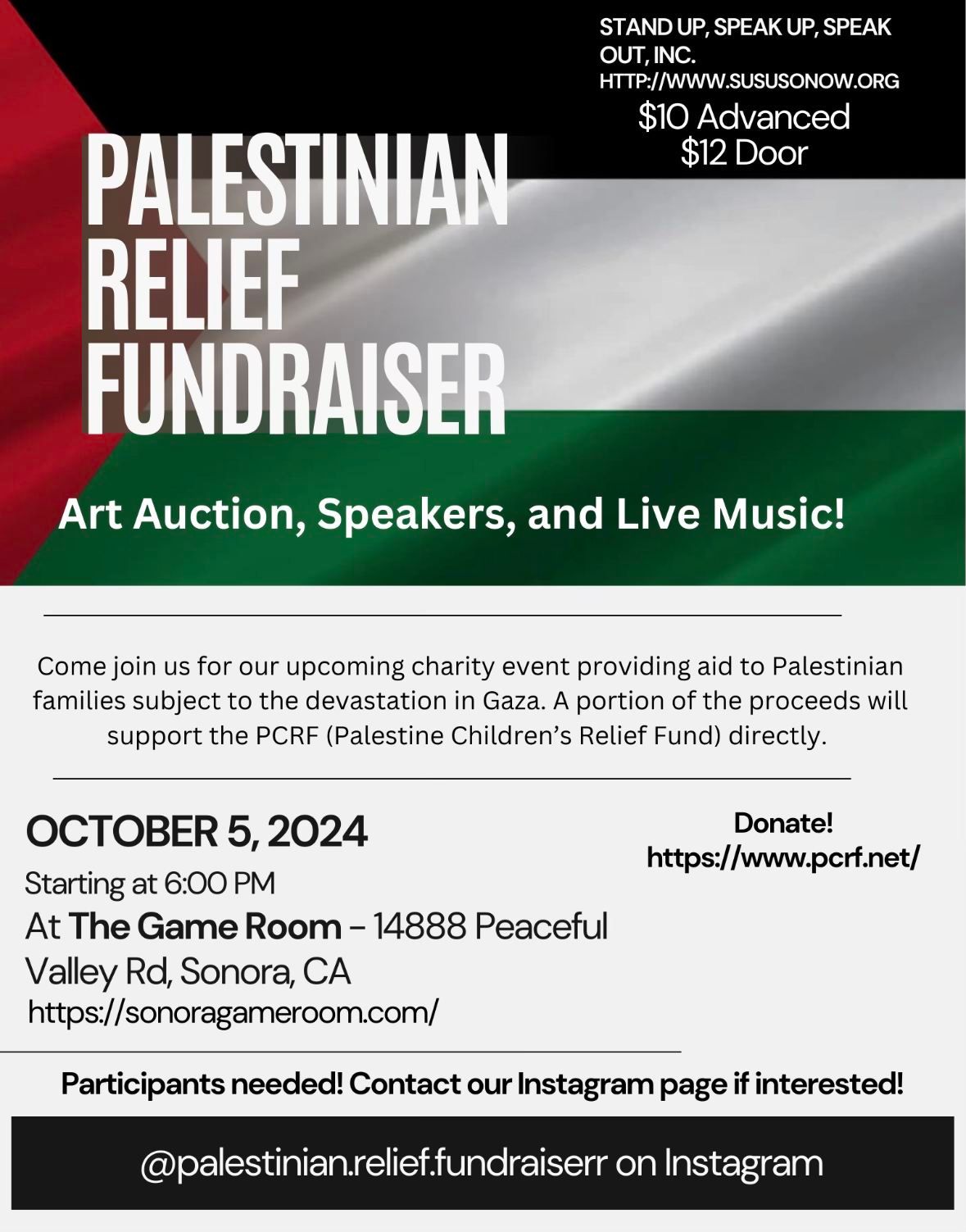 Palestinian Relief Fundraiser