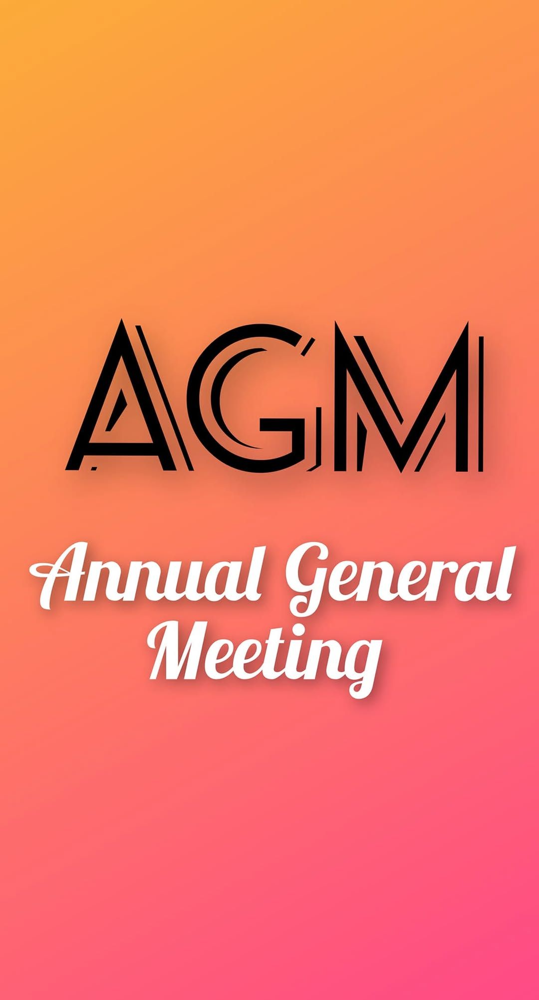 ANNUAL GENERAL  MEETING