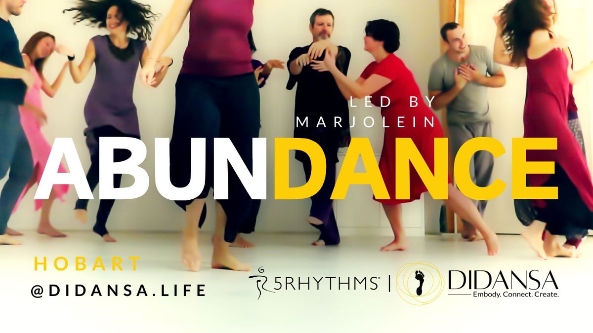 ABUNDANCE | 5Rhythms\u00ae Dance & Movement Exploration - Monthly | Hobart