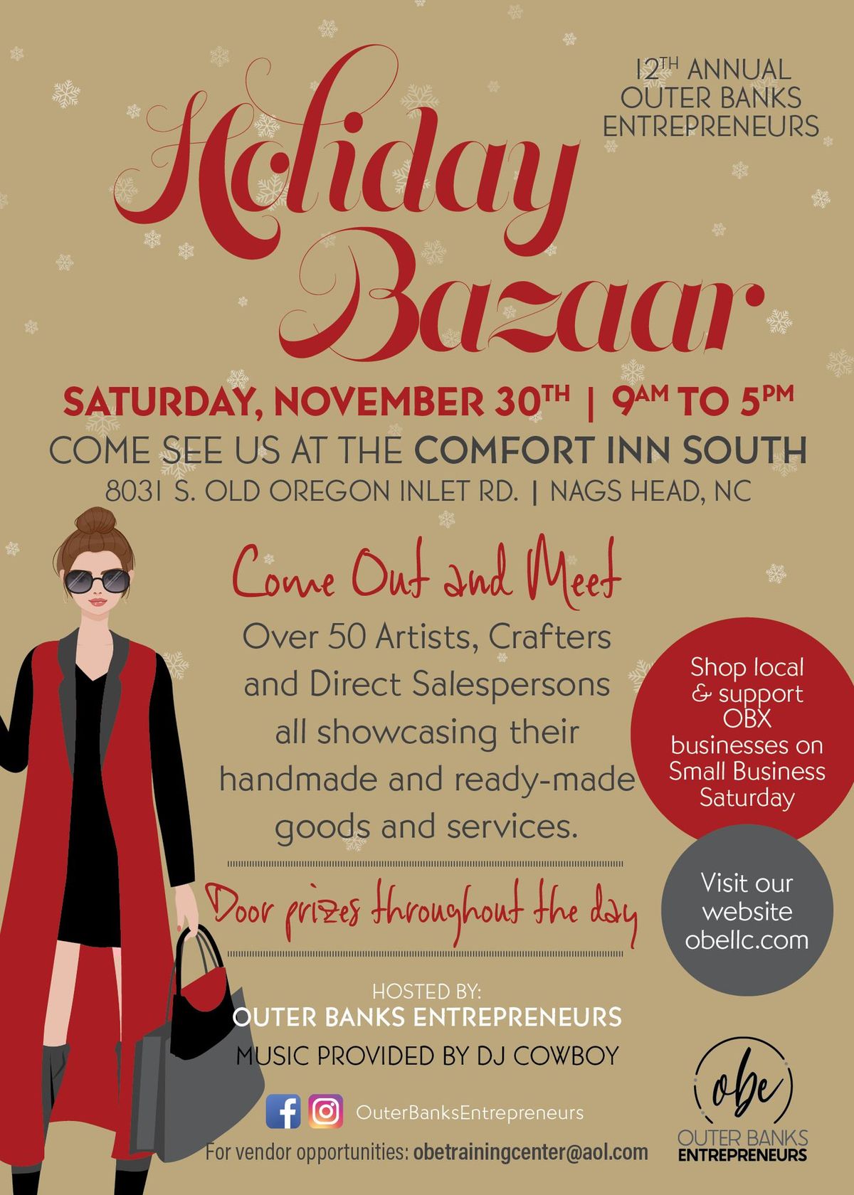 Outer Banks Entrepreneurs 12th Annual Holiday Bazaar