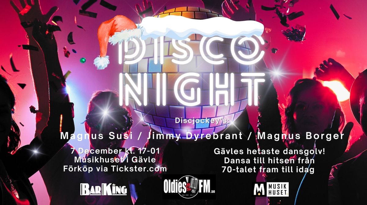 Disco Night G\u00e4vle 7 Dec 2024