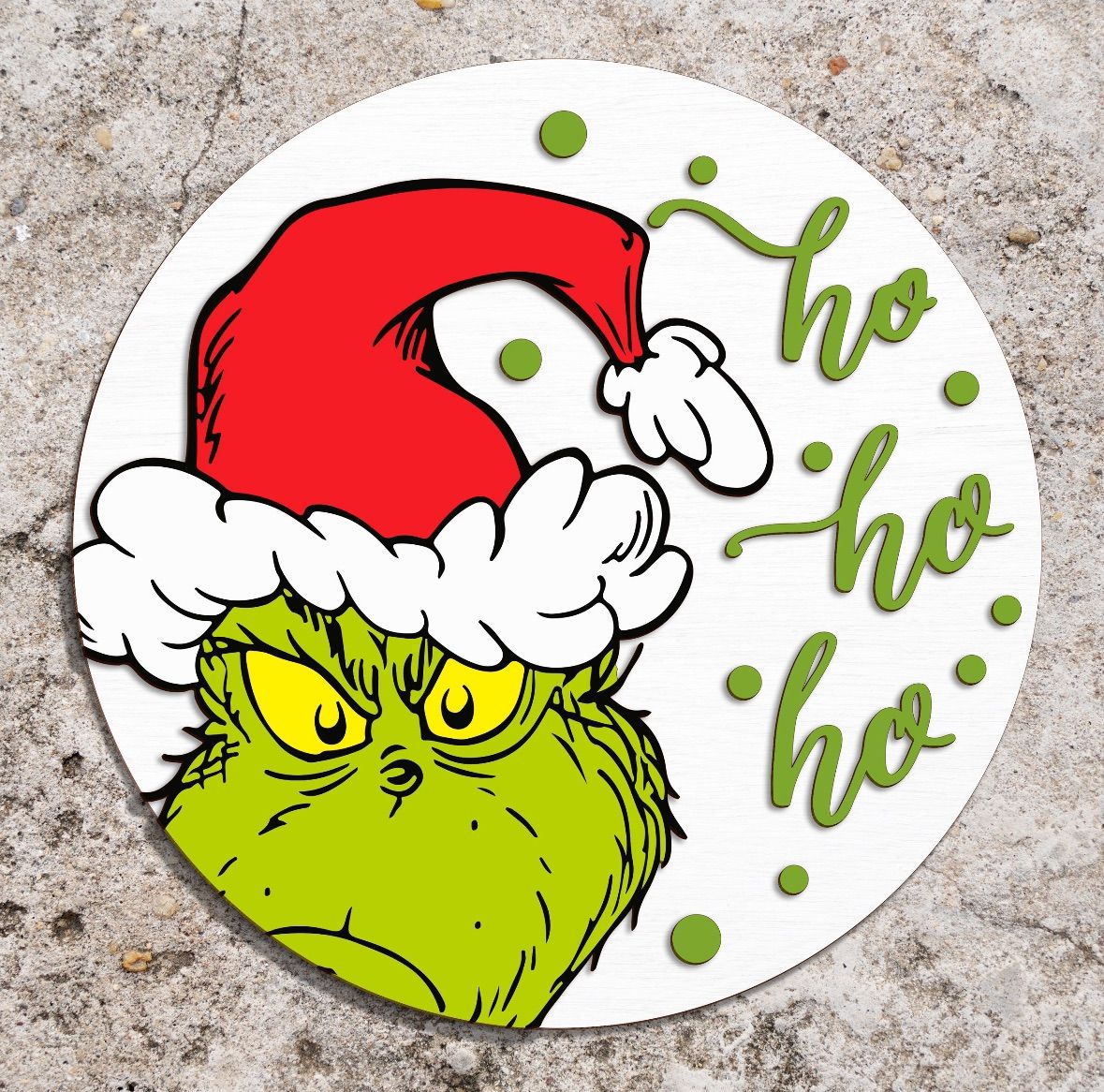 11\/07\/2024 6 pm $30 Thursday 12\u201d Grinch sign