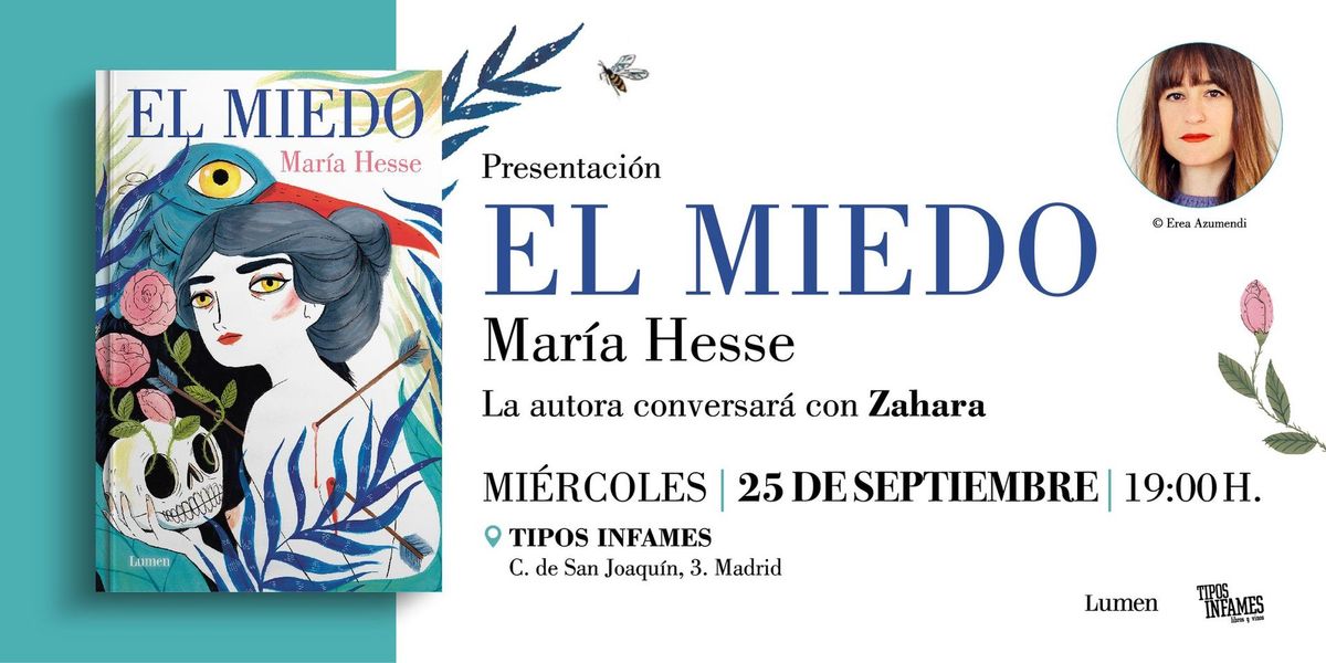 Presentaci\u00f3n \u00abEl miedo\u00bb con Mar\u00eda Hesse y Zahara