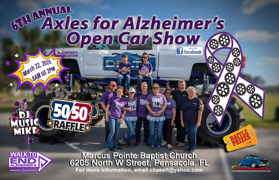 6th Annual Axles for Alzheimer's Open Car Show