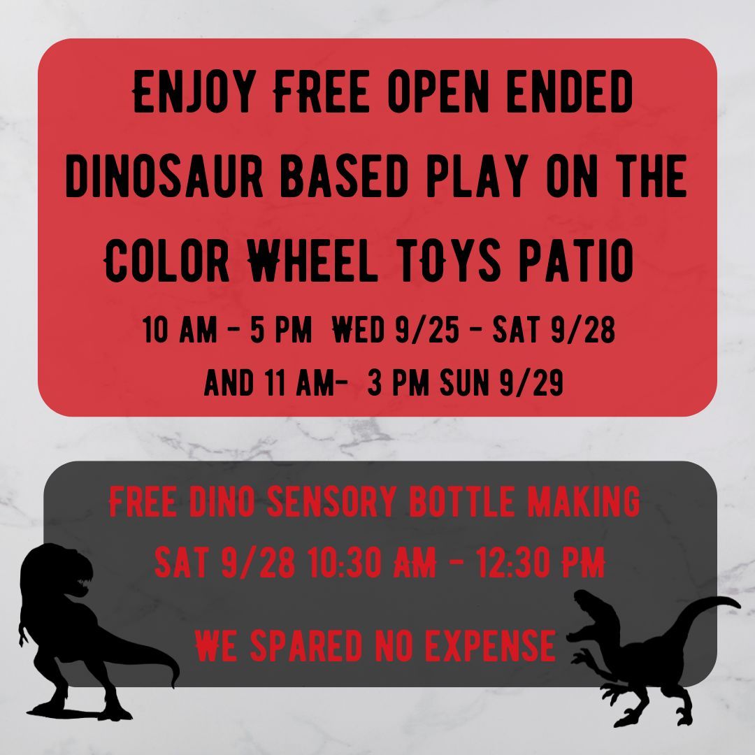 Jurassic Porch Sensory Bottle Making 