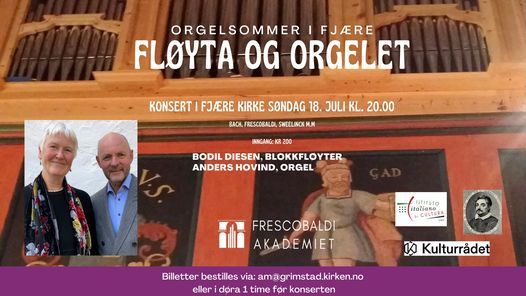 Bodil Diesen & Anders Hovind: Fl\u00f8yta og orgelet