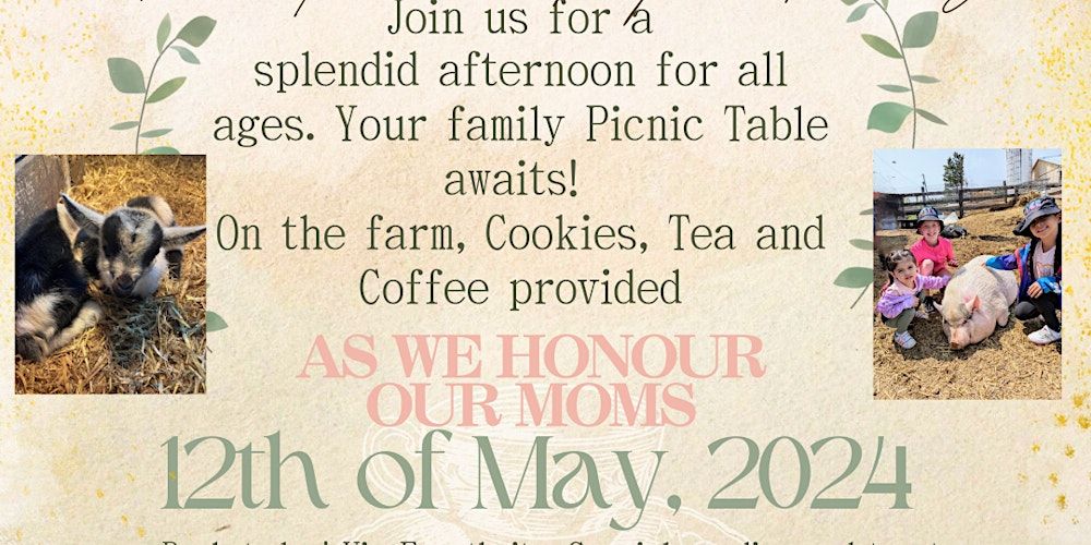 Joyful Tea Mother's Day Tea on The Farm!