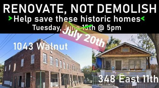 Historic Demolition Appeals - JULY 20TH
