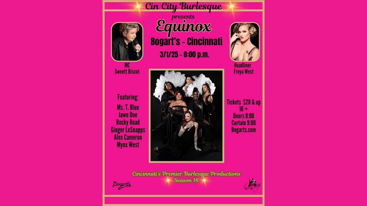 Cin City Burlesque - 18+ With Valid Id