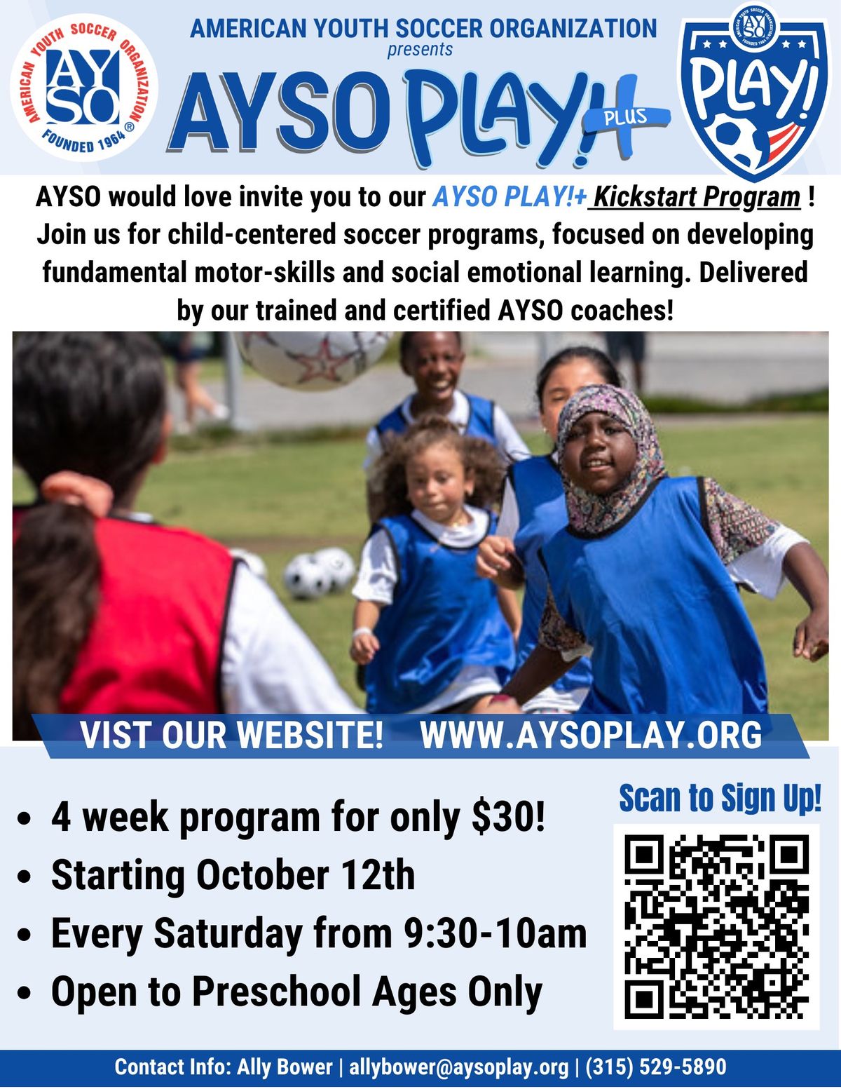 AYSO Play!+ Kickstart Program