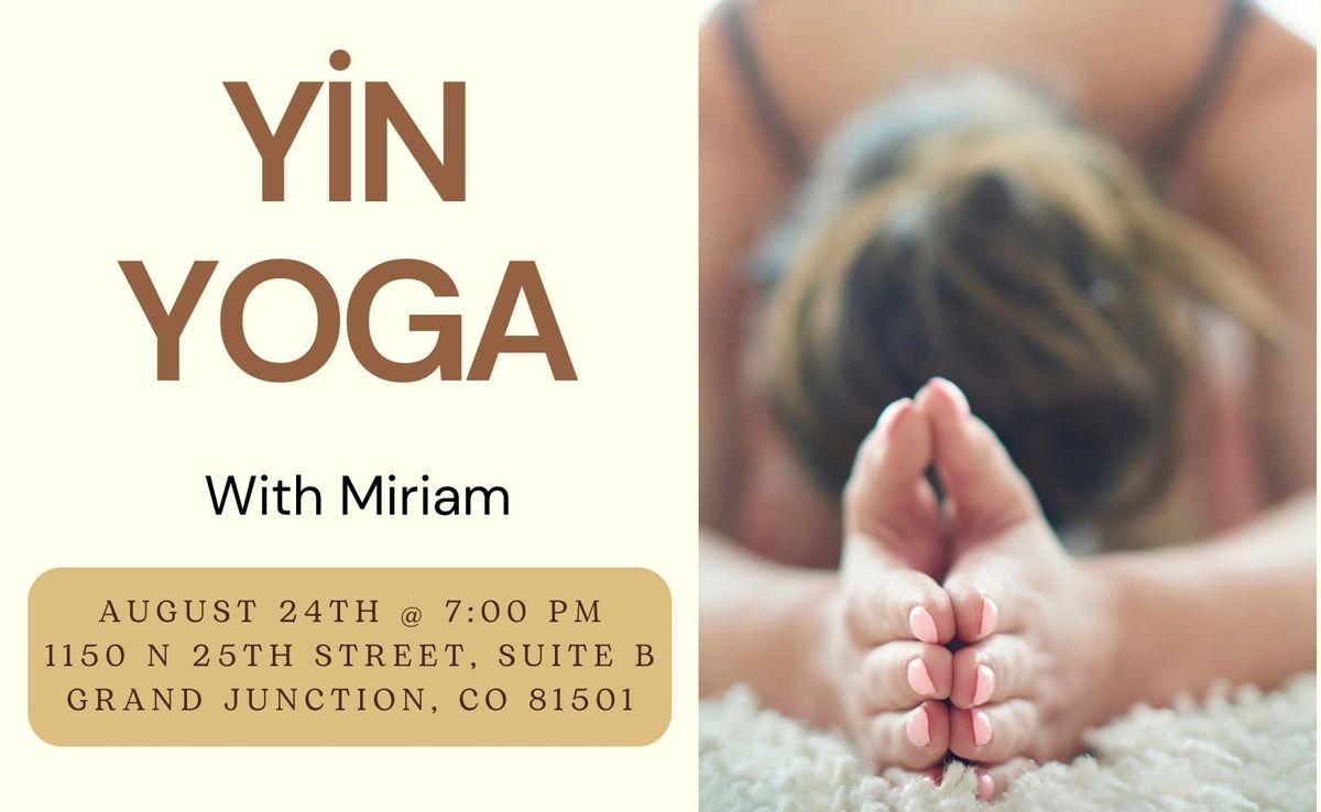 Yin Yoga w\/Miriam