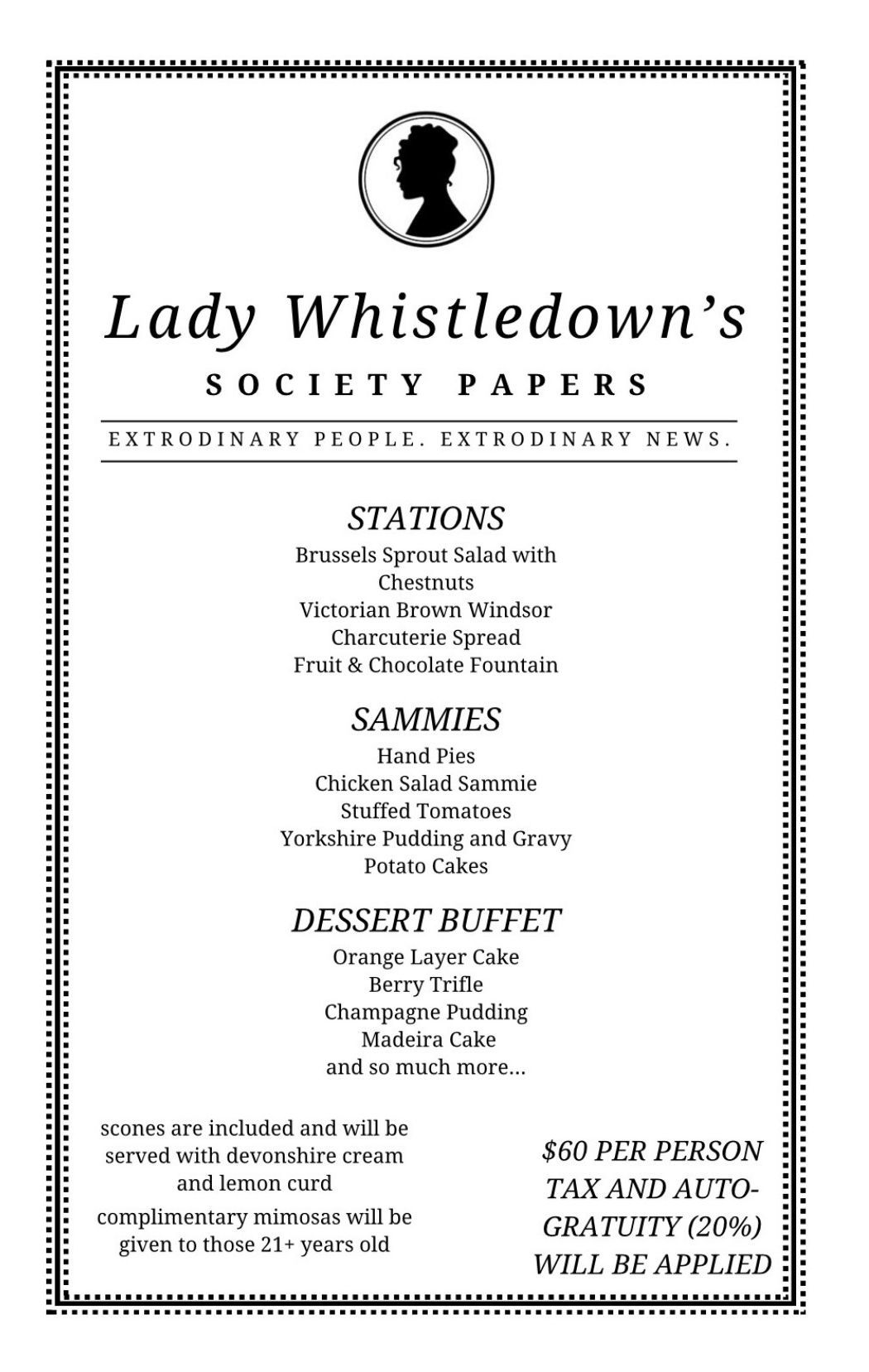 Lady whistle down tea