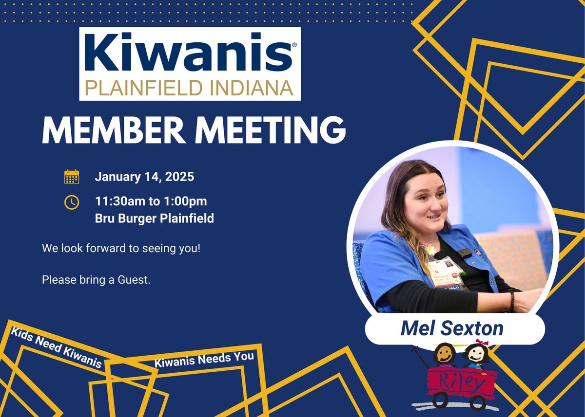 Kiwanis Member Meeting