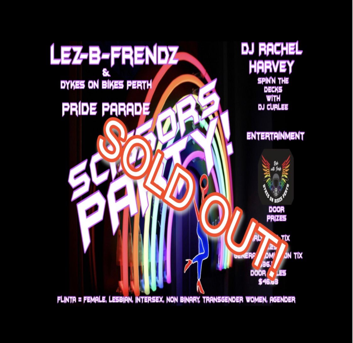 Lez-B-Frendz Pride Scissors Party