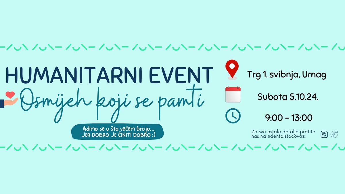 Humanitarni event: Osmijeh koji se pamti!