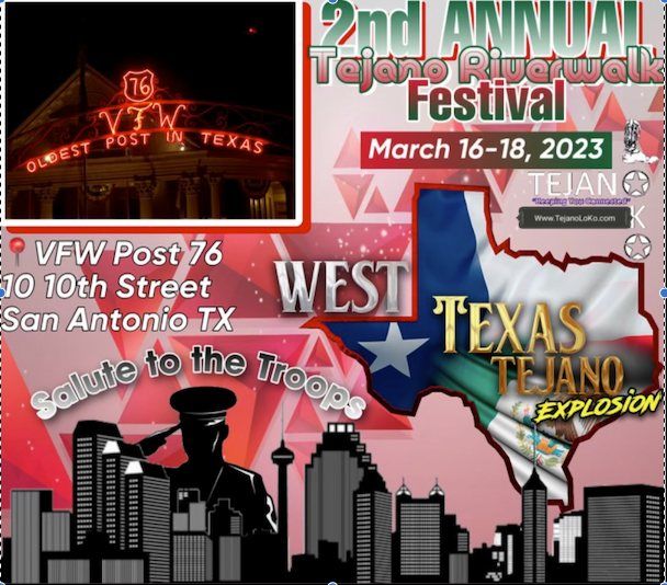 Tejano Riverwalk Festival, 10 10th St, San Antonio, TX 782151536