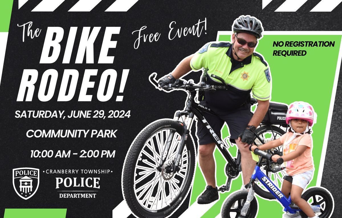 Bike Rodeo - a free, public event!