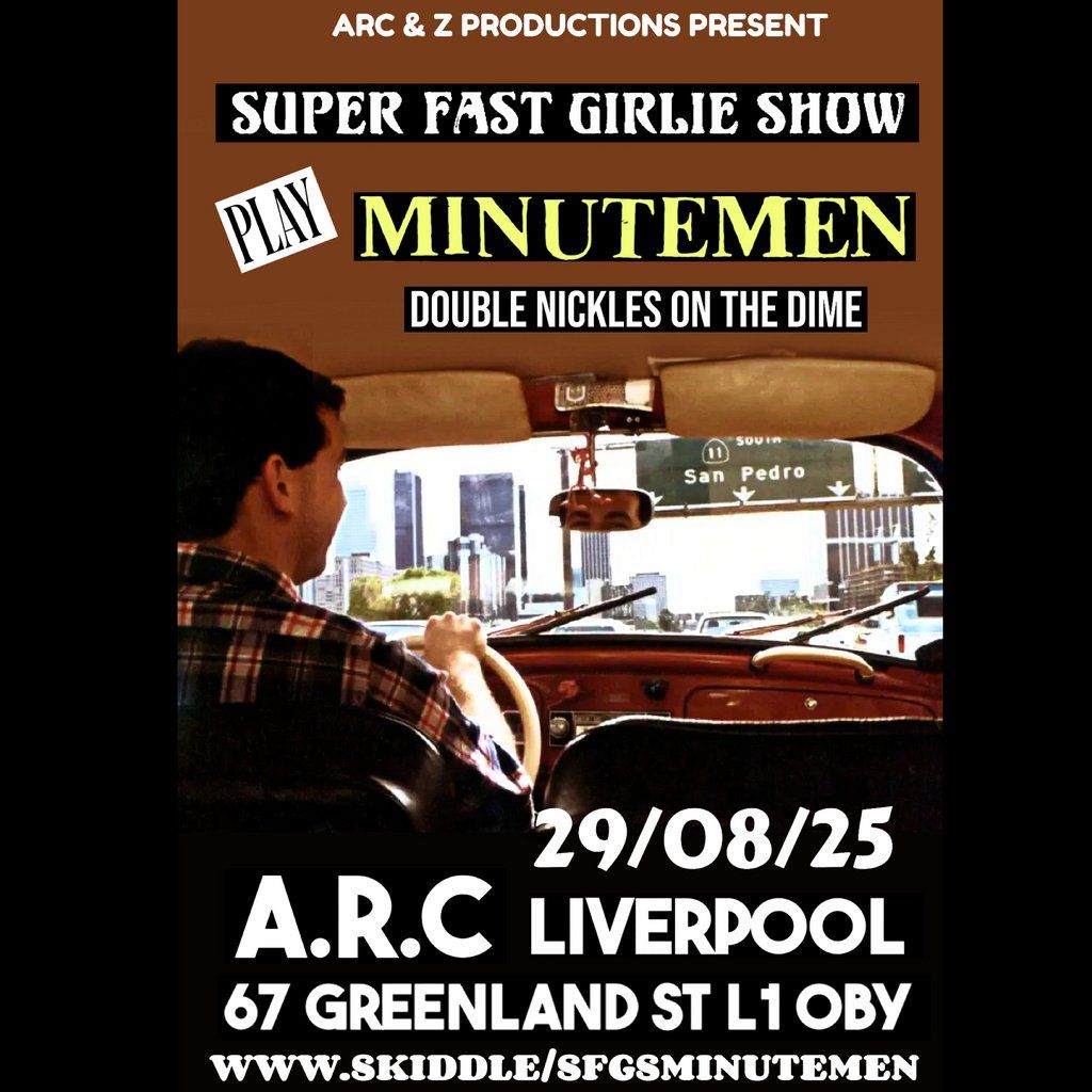 Superfast Girlie Show play Minutemen live @Arc Liverpool