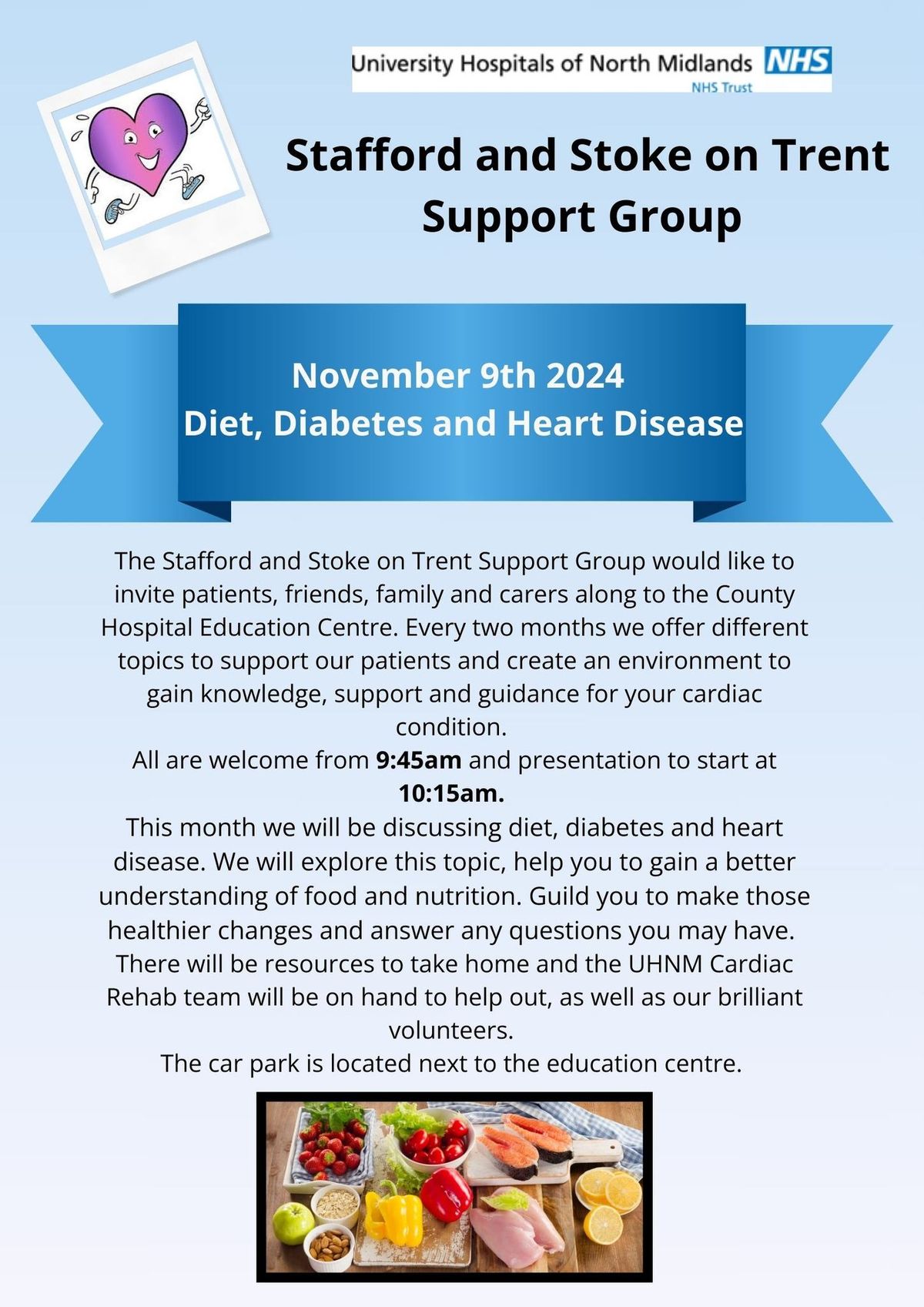 Stafford and Stoke on Trent Support Group - Diet, diabetes and Heart Disease 