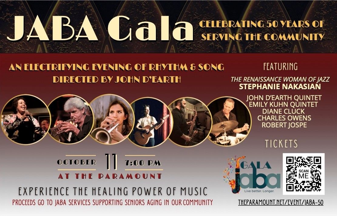 JABA Gala - Celebrating 50: A musical celebration of five decades of community service