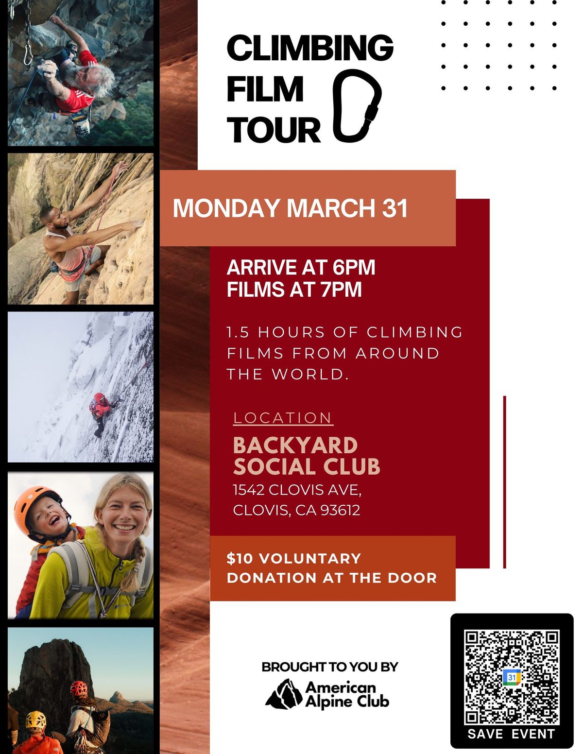 Climbing Film Tour - Clovis, CA