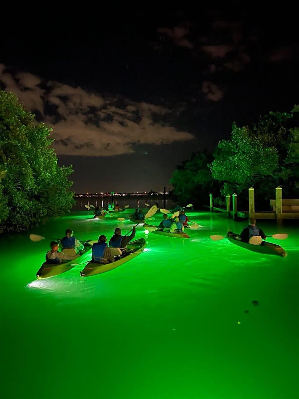 Late Night LED Glass Bottom Kayaking Tour (Version #2)