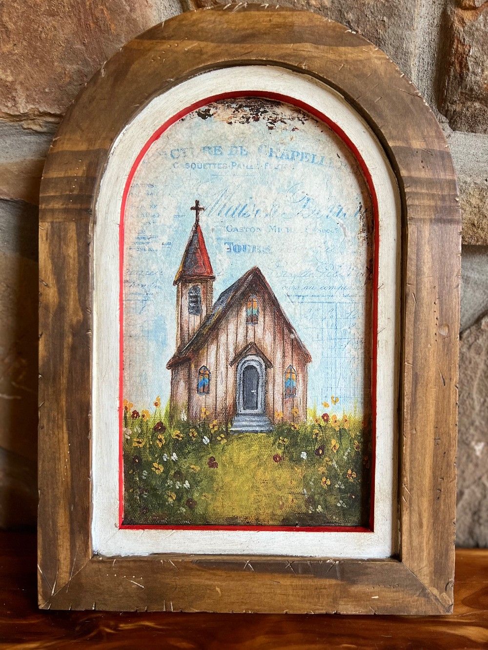 Apr 02 - Wed - Custom Arched Wood Art - Intro to Decoupage - $65 - ALL SUPPLIES INCLUDED