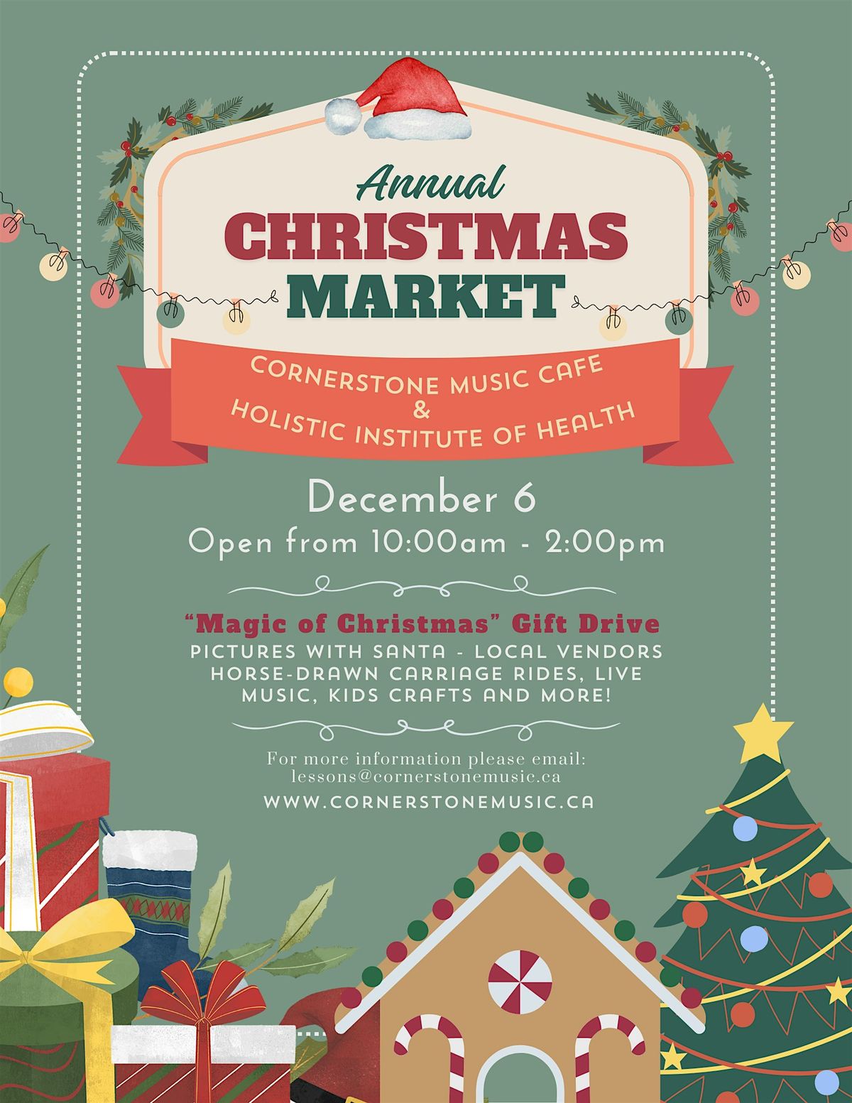 Annual Christmas Market and Gluten Free Bake Sale