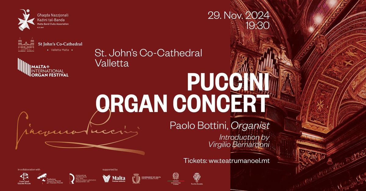 PUCCINI ORGAN CONCERT