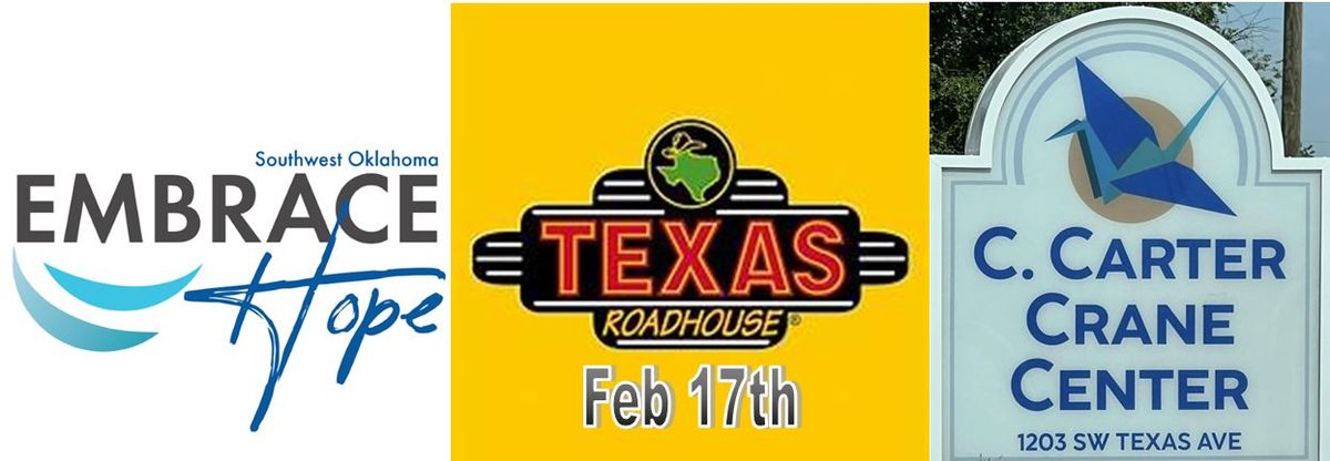 Texas Roadhouse Dine & Donate event for our Homeless Shelter