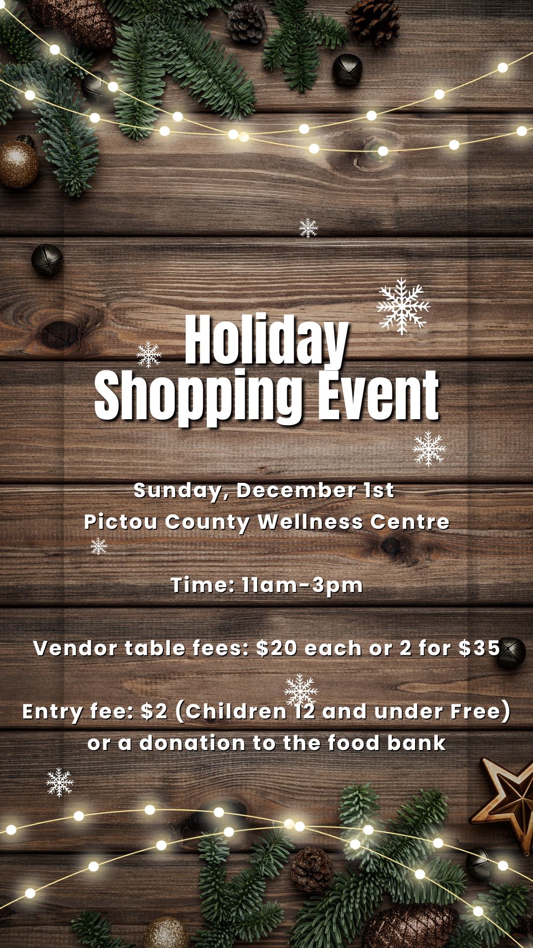 Holiday Shopping Event