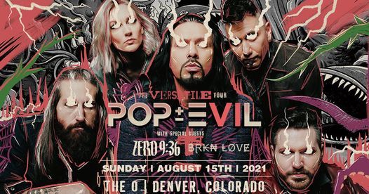 Pop Evil: Versatile Tour.