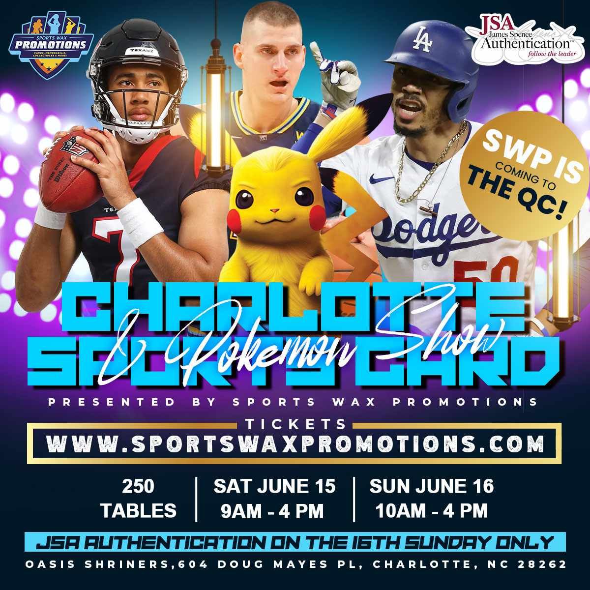 Charlotte Sports Card and Pok\u00e9mon Show!