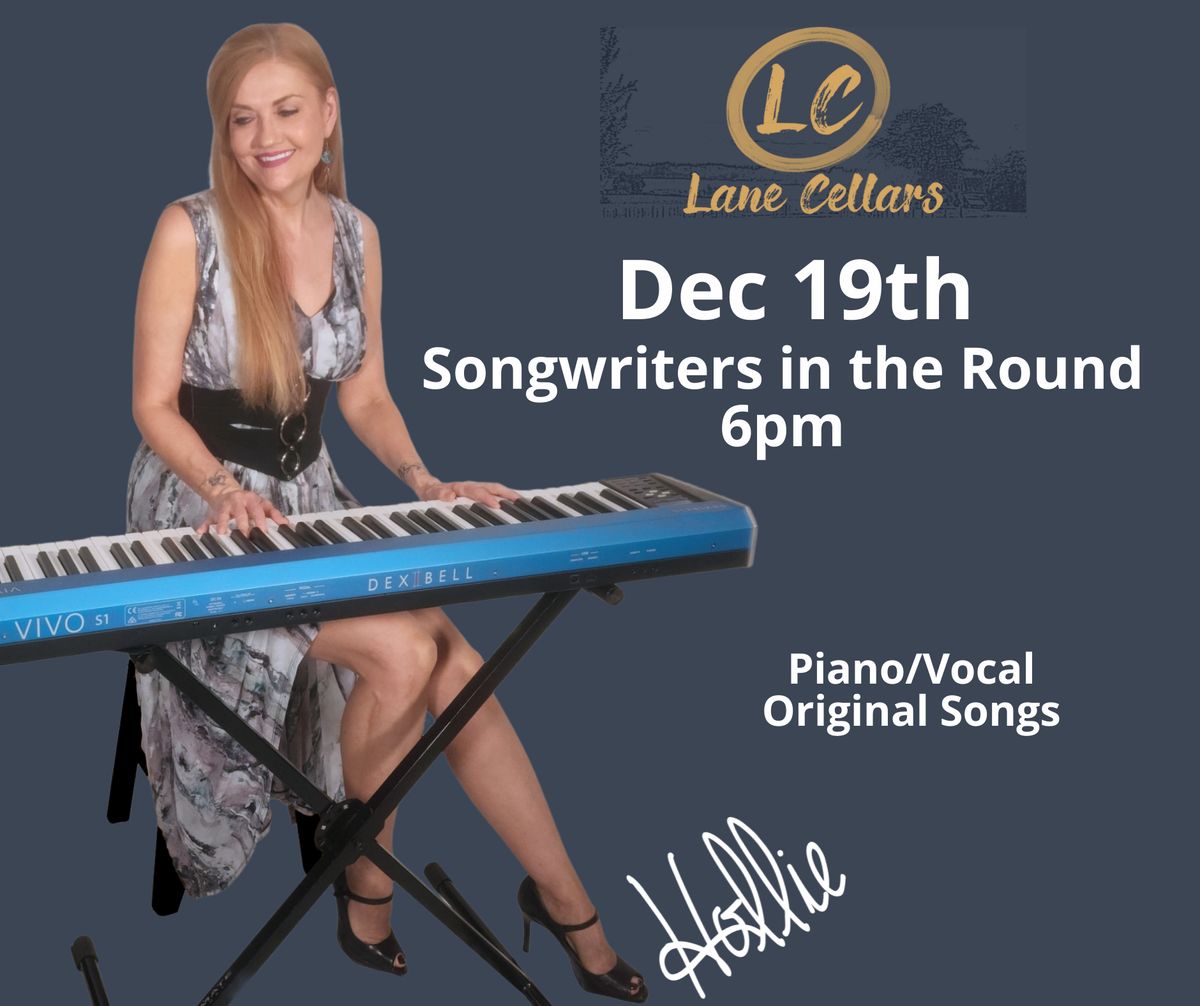 Songwriters in the Round at Lane Cellars 