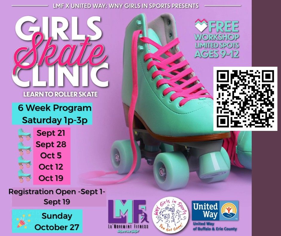 Girls Roller Skate Clinic (ages 9-12)