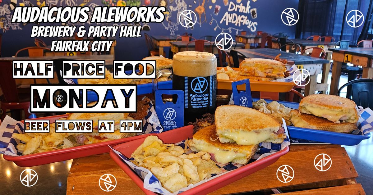 Half Price Grilled Cheese Mondays