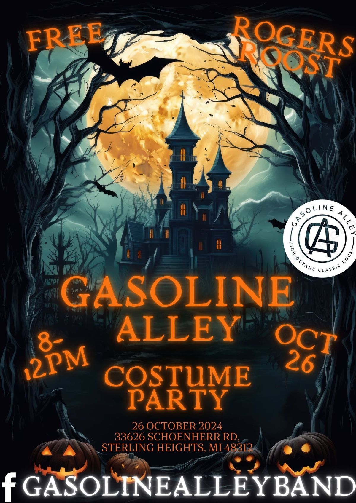 Gasoline alley Halloween party