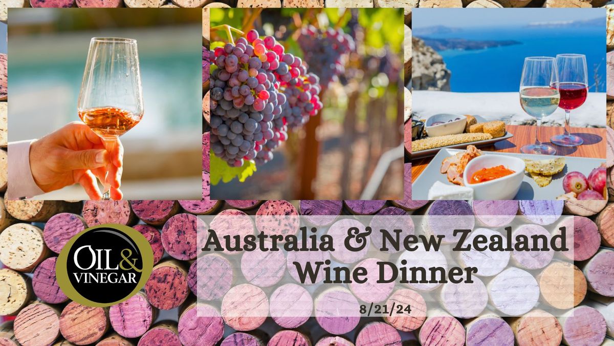Wine Dinner Event: New Zealand & Australia Showcase