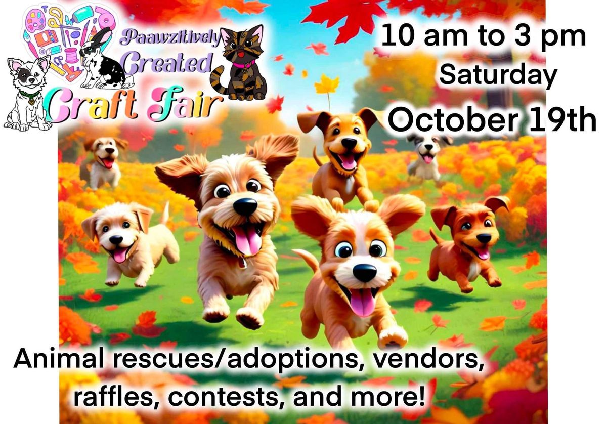 Fall Edition Paawzitively Created Craft Fair 