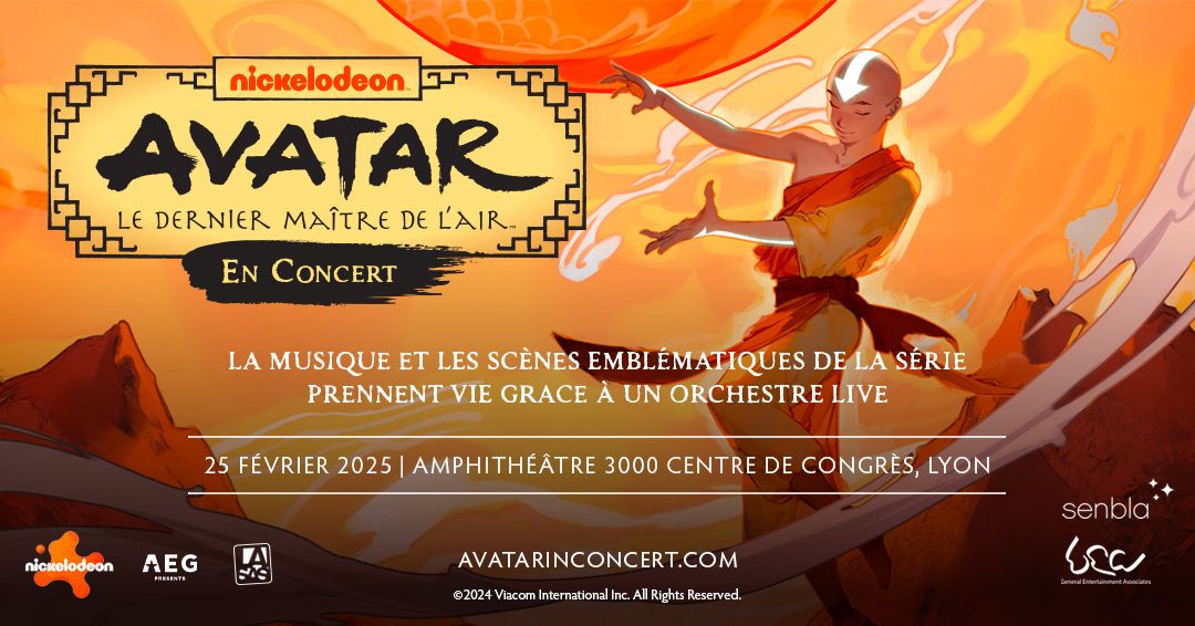 Avatar : Le Dernier Ma\u00eetre de l\u2019Air en cin\u00e9-concert \u00b7 LYON 