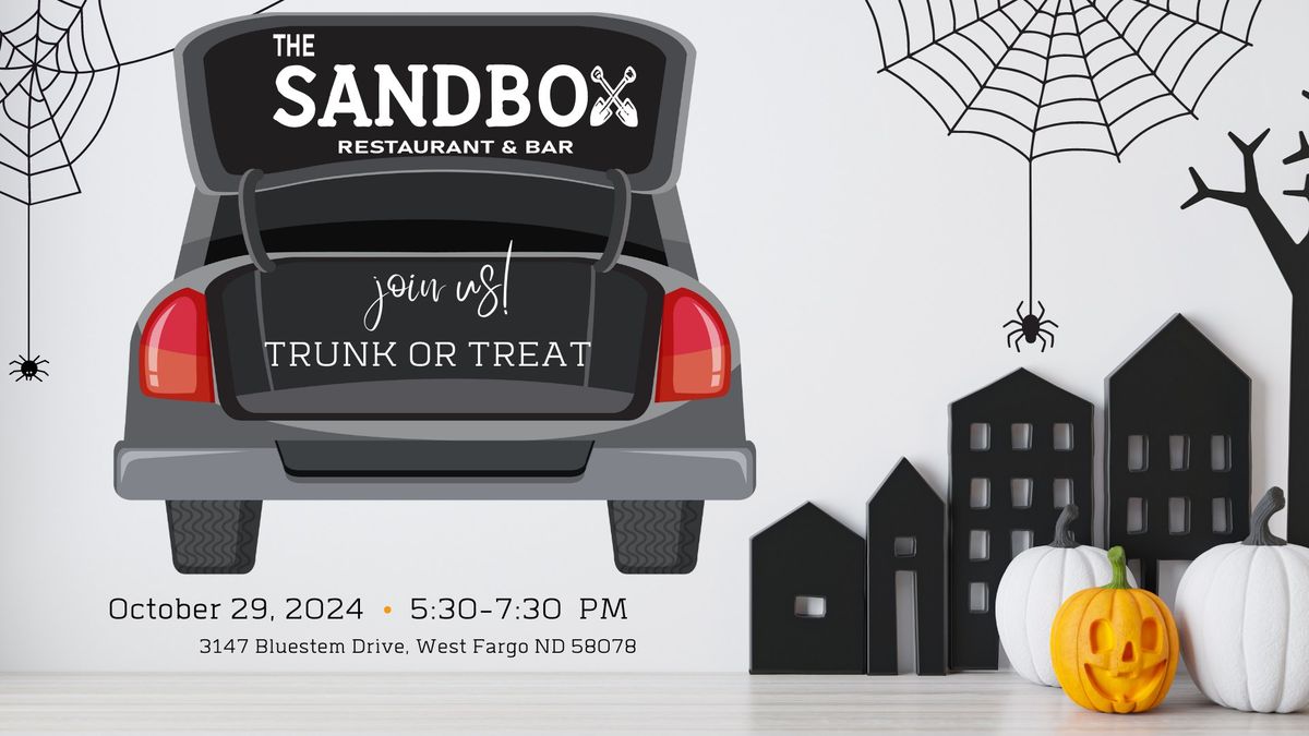 Trunk or Treat at the Sandbox! 