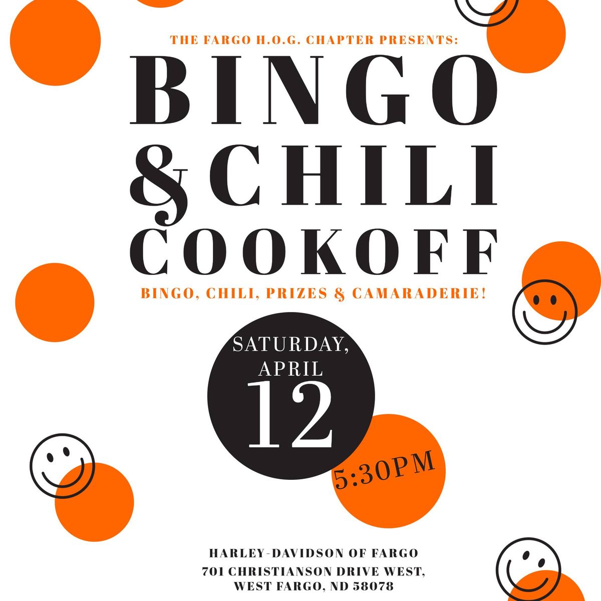 Fargo H.O.G. | Bingo & Chili Cookoff