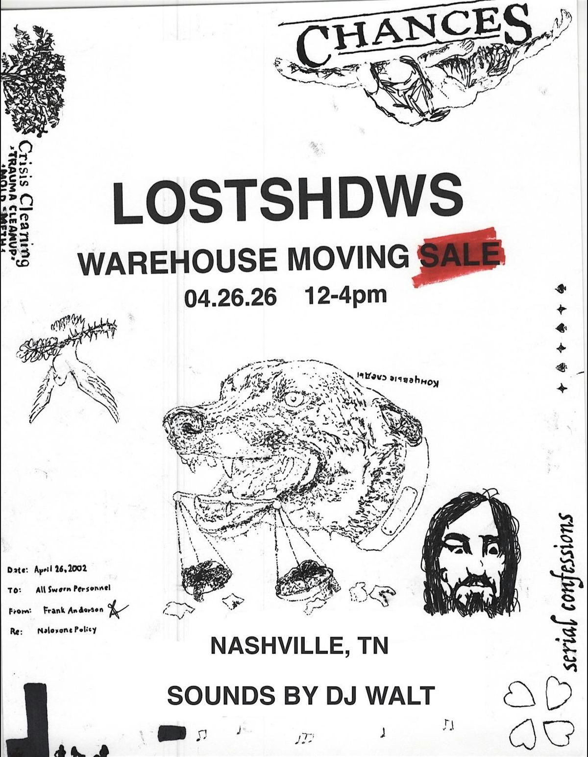 LOSTSHDWS WAREHOUSE SALE